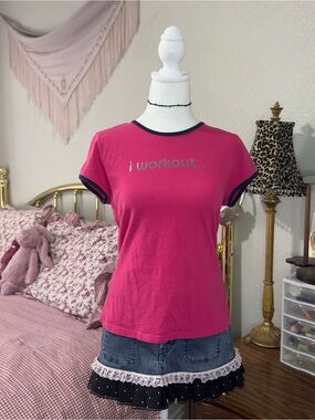 Y2K Gap Workout Ringer Tee